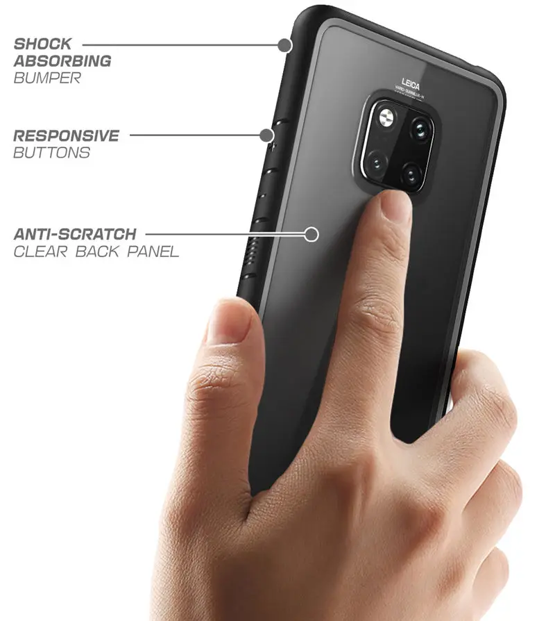 Для huawei mate 20 Pro Чехол LYA-L29 SUP чехол UB стиль противоударный Премиум гибридный защитный ТПУ бампер+ PC прозрачная задняя крышка