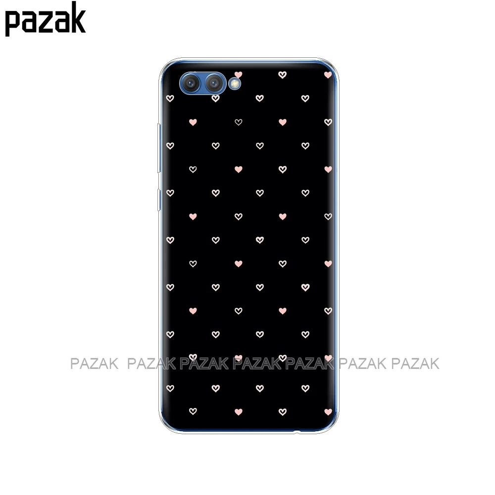34412 Силиконовый чехол для телефона huawei honor 10 V10 view для huawei honor 9 8 lite 7x 6c pro Бампер etui Coque Мягкий ТПУ чехол s - Цвет: 34412
