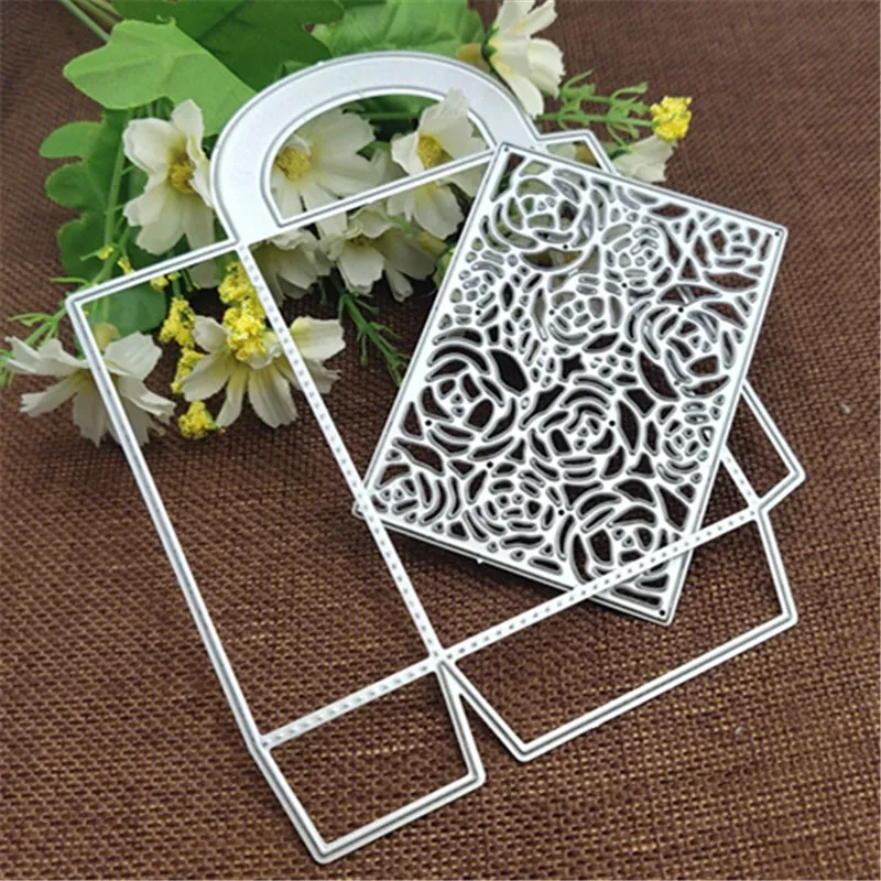 2 шт. металлический прорезной трафарет для окраски DIY Скрапбукинг фото альбом