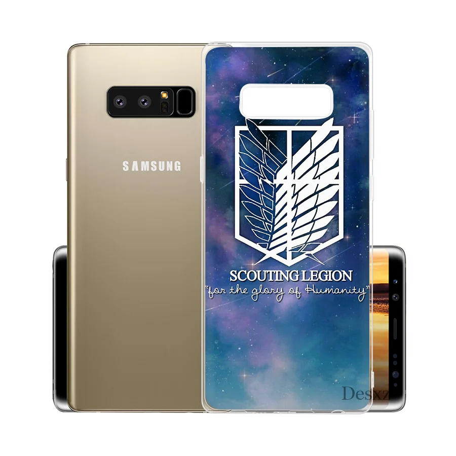 Аниме японский чехол для телефона Samsung Galaxy S6 S7 Edge S8 S9 Plus Note 8 9 Слот ТПУ чехлы |
