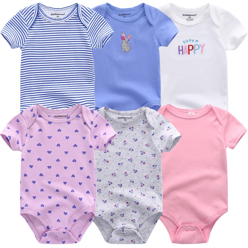 Летняя одежда для малышей roupas bebe/хлопковый костюм с короткими рукавами для детей 3, 6, 9, 12 месяцев Одежда для новорожденных мальчиков и девочек Боди для малышей