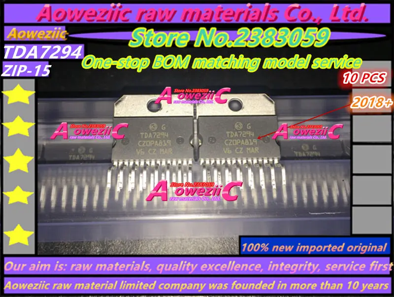 Aoweziic+ импортный TDA7293V TDA7293 TDA7294V TDA7294 TDA7297 TDA7297SA ZIP-15 аудио усилитель