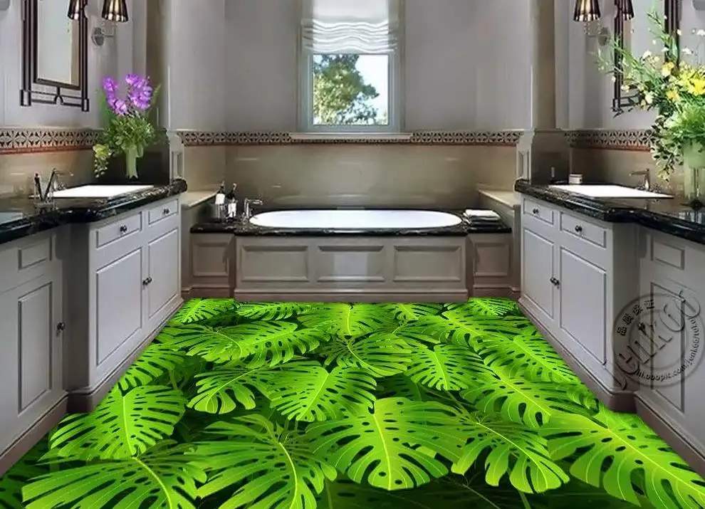 Водонепроницаемые 3d обои домашний декор модные напольные самоклеящиеся из ПВХ с