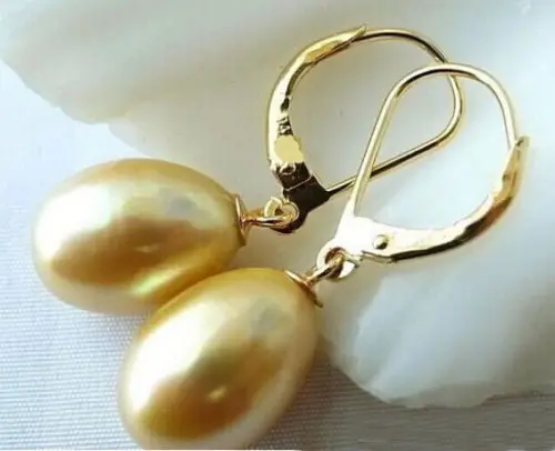 

Новинка 2019, лидер продаж, огромные золотые жемчужные золотые серьги AAAA + 11-13 мм с южным морем