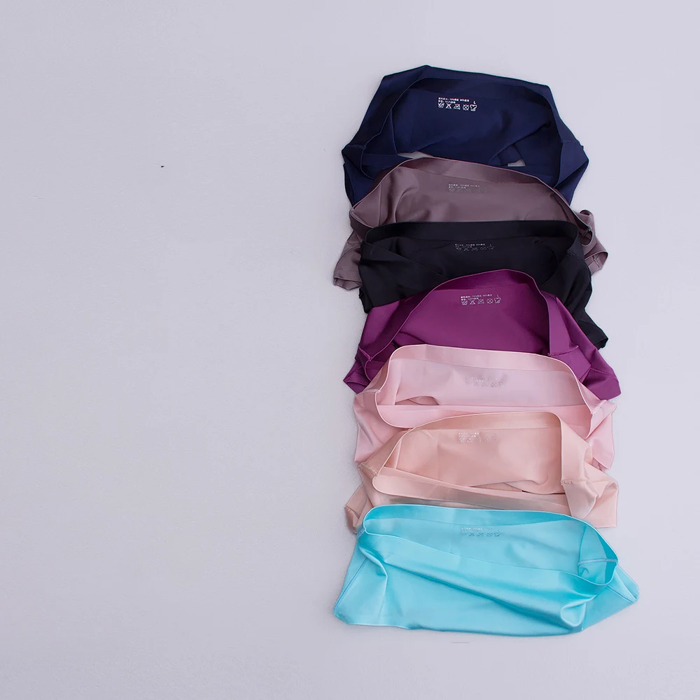 Шелковые трусики со льдом сексуальное нижнее белье Бесшовные женские трусы