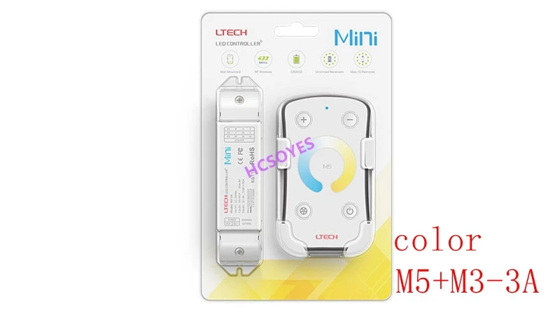 LTECH M1 M2 M3 M5 M6 M7 CT RGB RF беспроводной пульт дистанционного 3A CV постоянный приемник