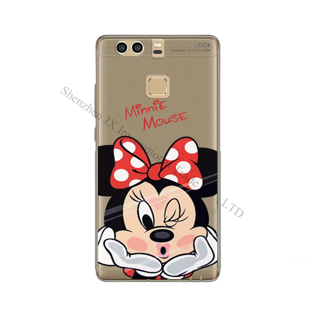 Чехлы для телефона huawei P7 P8 P9 Lite плюс G9 Прохладный маленький Стич Мышь силиконовый