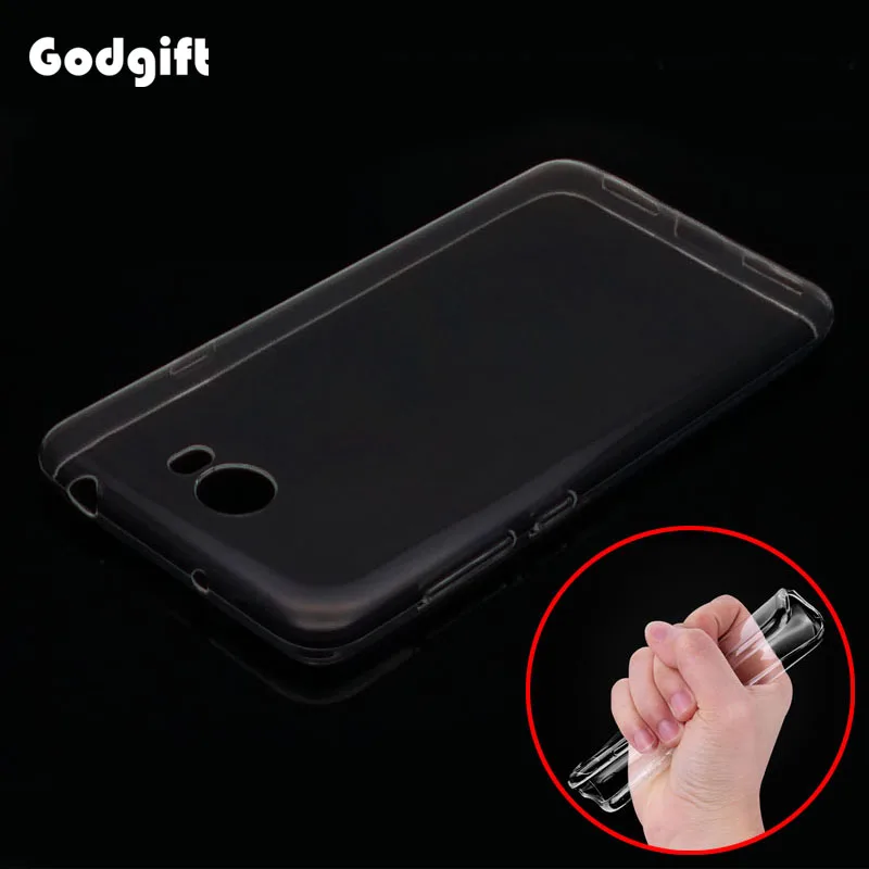 Компактный чехол для Huawei Y6 II 5 0 дюйма прозрачный мягкий из ТПУ телефона Compact Y6II