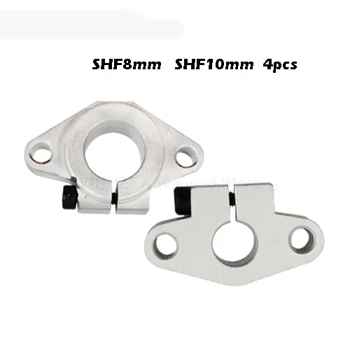 

4pcs SHF8 SHF10 SHF12 shf8 shf10 shf12 aluminum linear Rod Rail Shaft Support CNC Router parts 3d printer parts