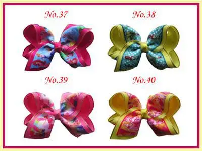 

Wholesales New Style 200 PCS Good Girl Cinderella Hair Accessories 4" B- Princess Bow Clip