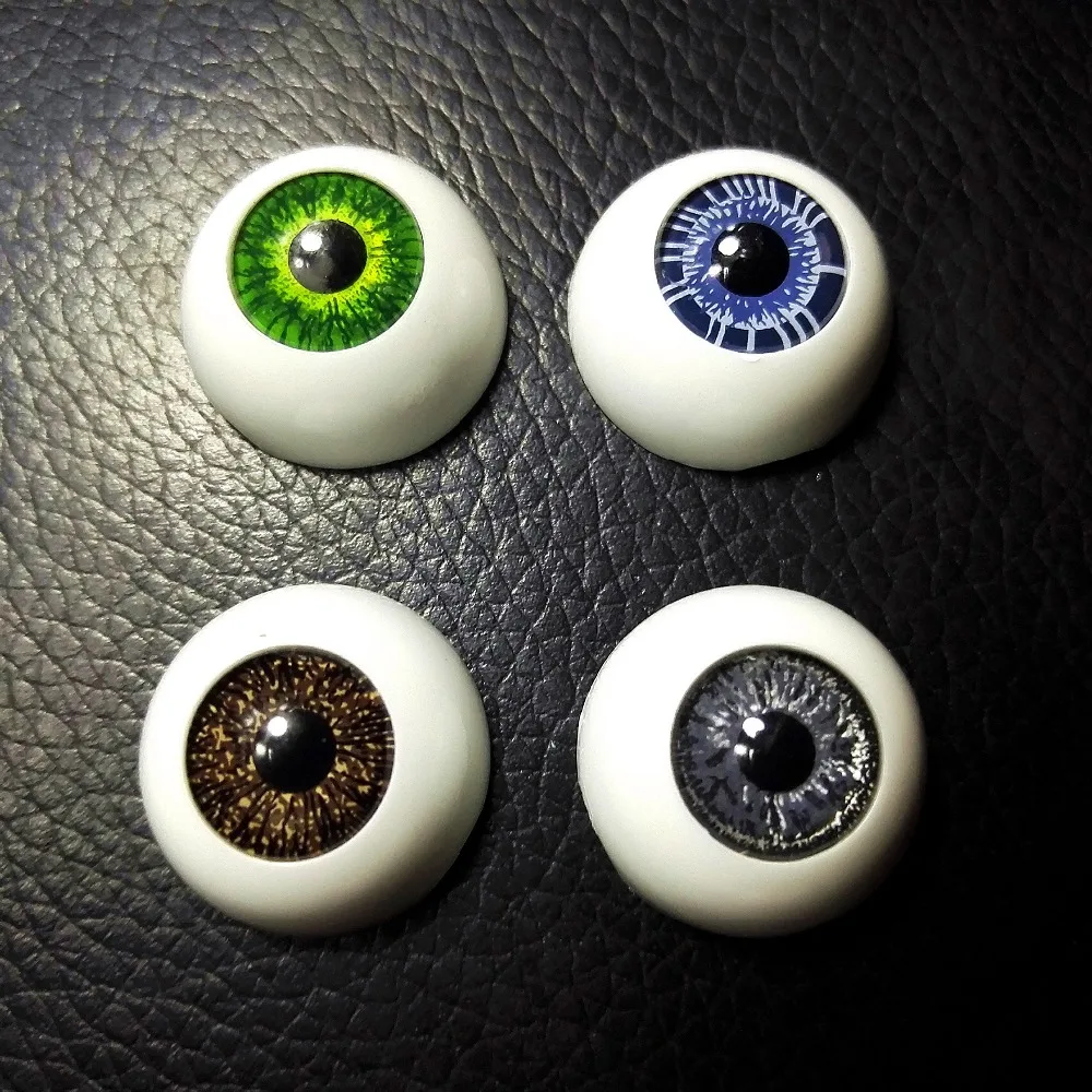 Глаза наполовину круглые 80 шт. (40 пар) 20 мм 4 цвета|safety eyes|safety eyes for toysdoll |