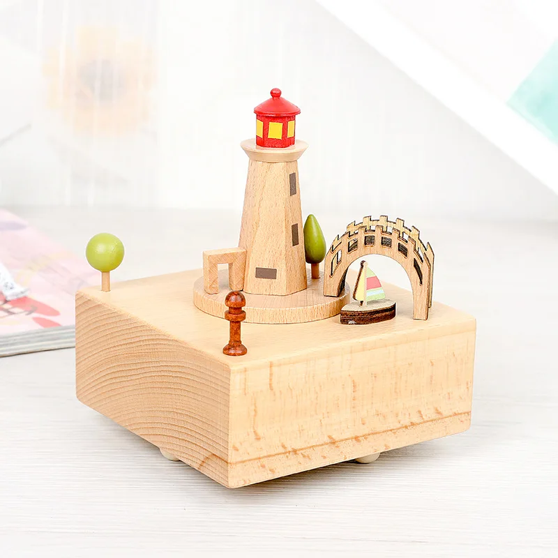 Романтическая Музыкальная шкатулка с радужной мельницей музыкальные шкатулки