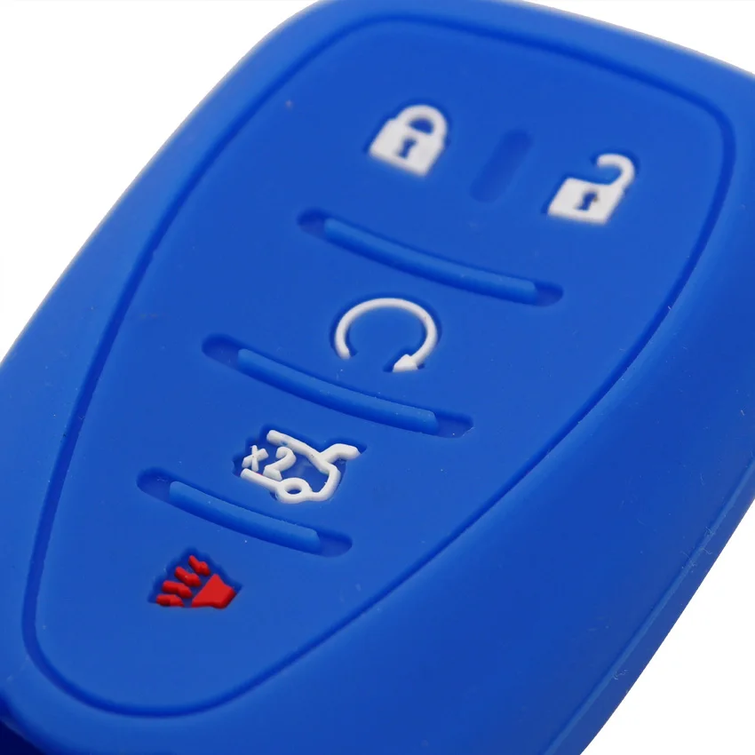Силиконовый чехол для ключей 1 шт. 5 кнопок защитная пленка Chevrolet Malibu XL Trax Verano New Cruze