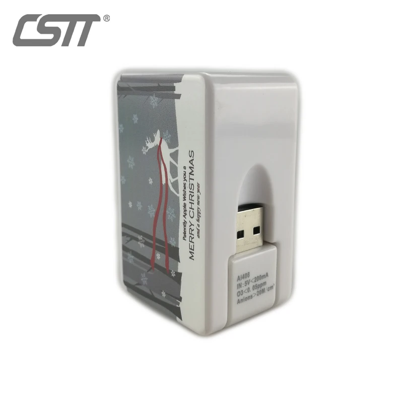 CSTT автомобильный очиститель воздуха ионизатор USB устраняет аллергены запах