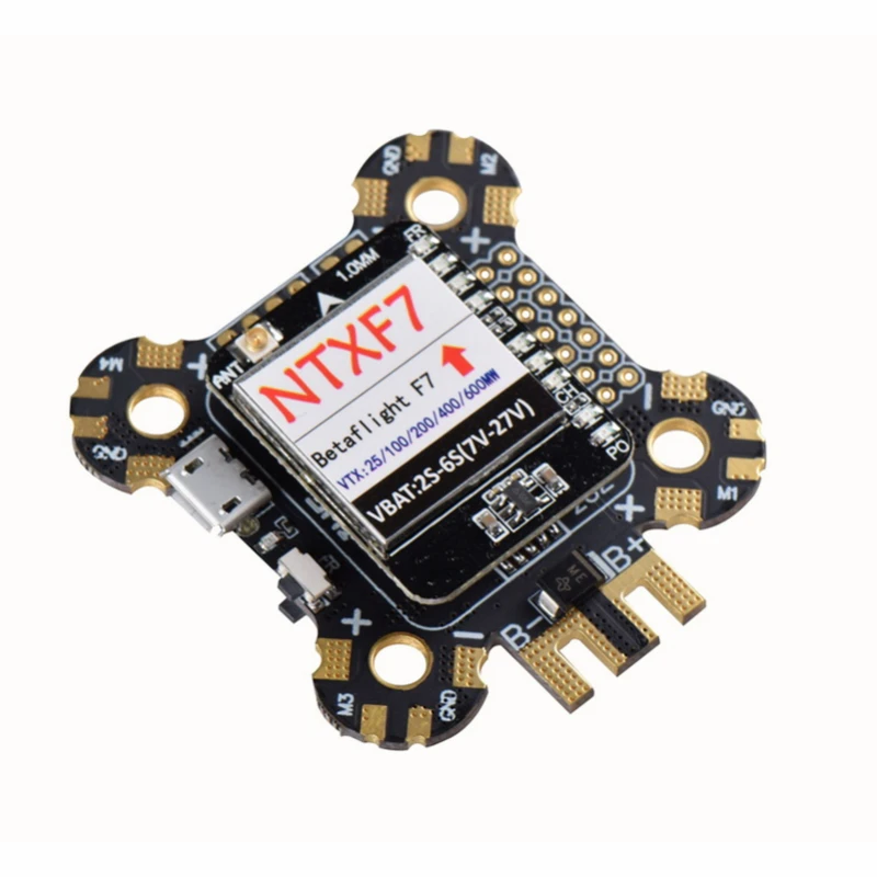 Контроллер полета Betaflight F7 NTXF7 25/100/200 МВт переключаемый AV передатчик для гоночного