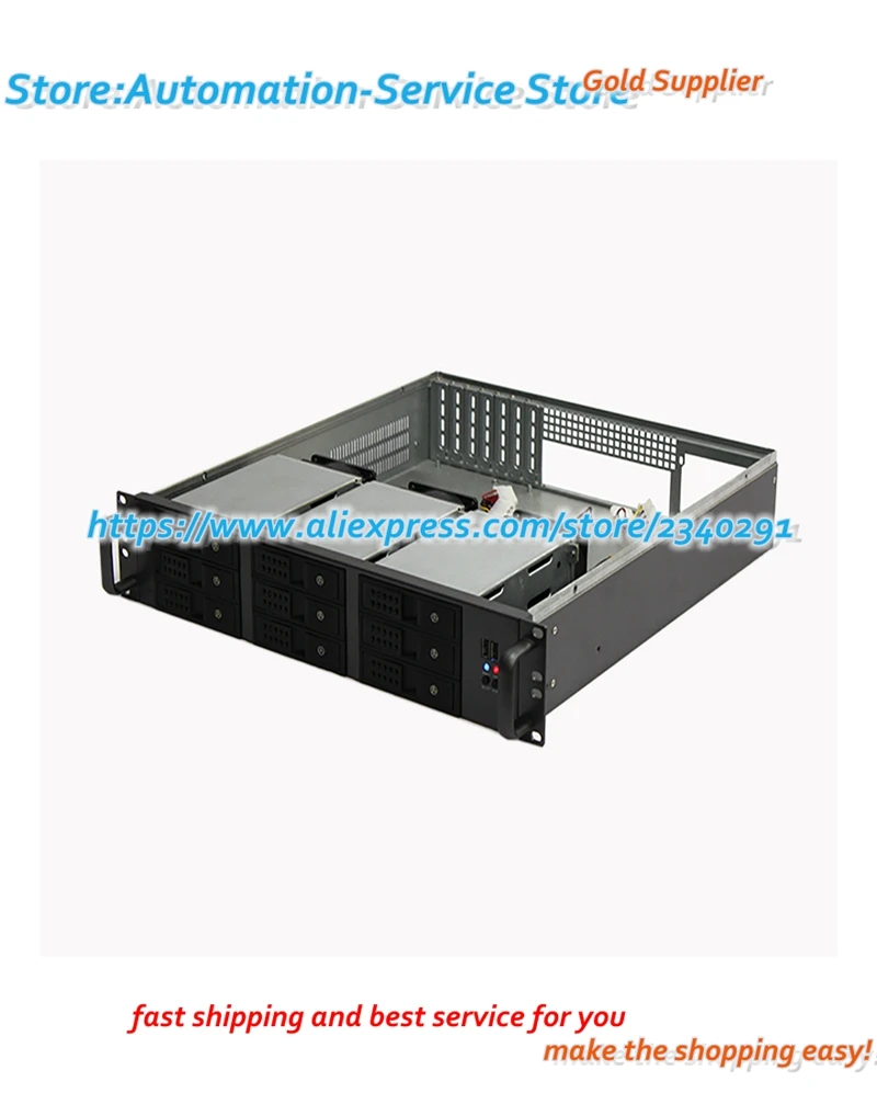 R2U480 9 установленная ATX Материнская плата Горячий Разъем USB3.0 2U серверное шасси с