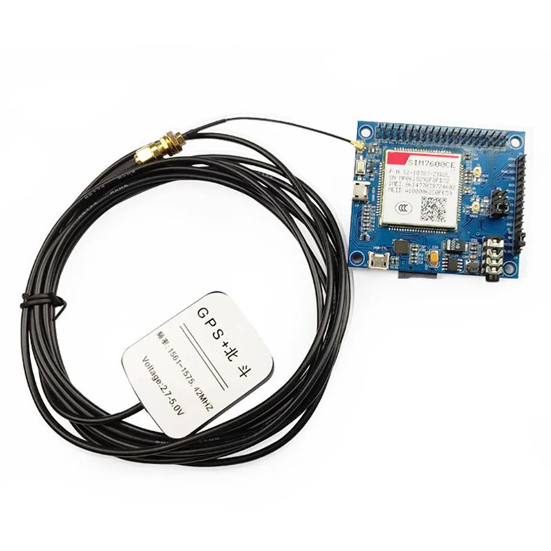 SIM7600CE 2G/3G/4G GNSS GPS Плата расширения для Raspberry Pi 2B/3B 3B +|Интегральные схемы| |