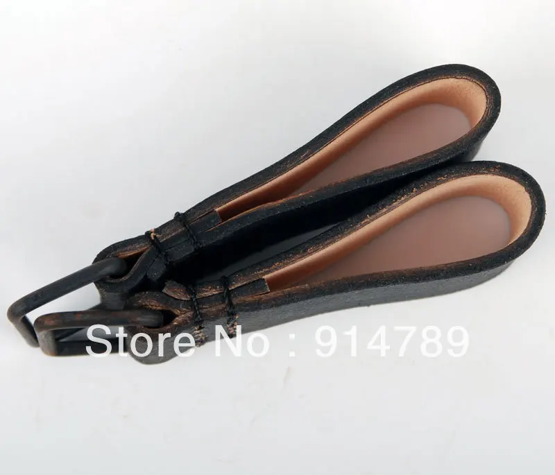 Пара немецких армейских ремней Второй мировой войны кожаные кольца петли