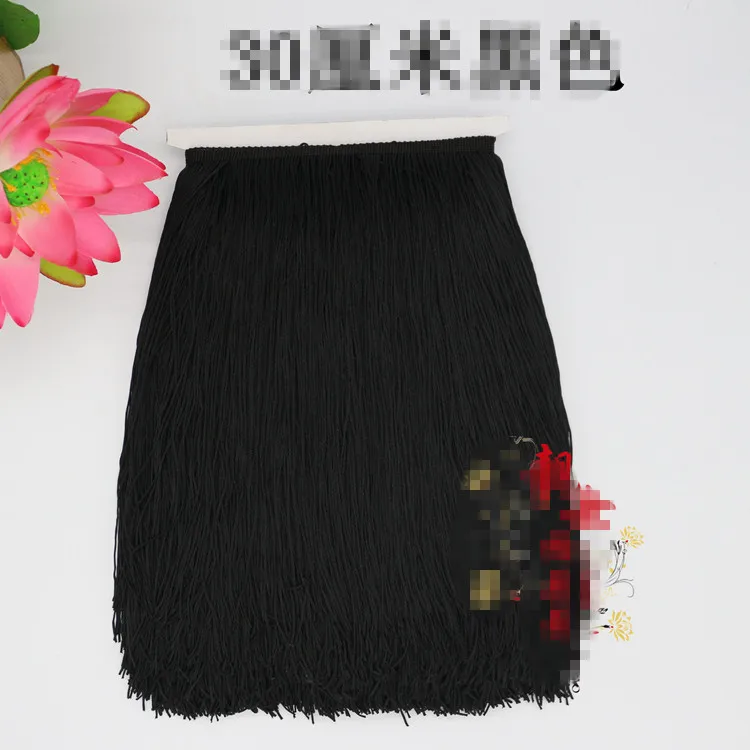 10 ярдов/партия 50 см длинная полиэфирная кружевная бахрома с кисточками отделка