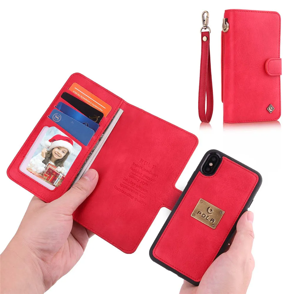 Многофункциональный кожаный чехол на запястье для женщин зеркальный кошелек с