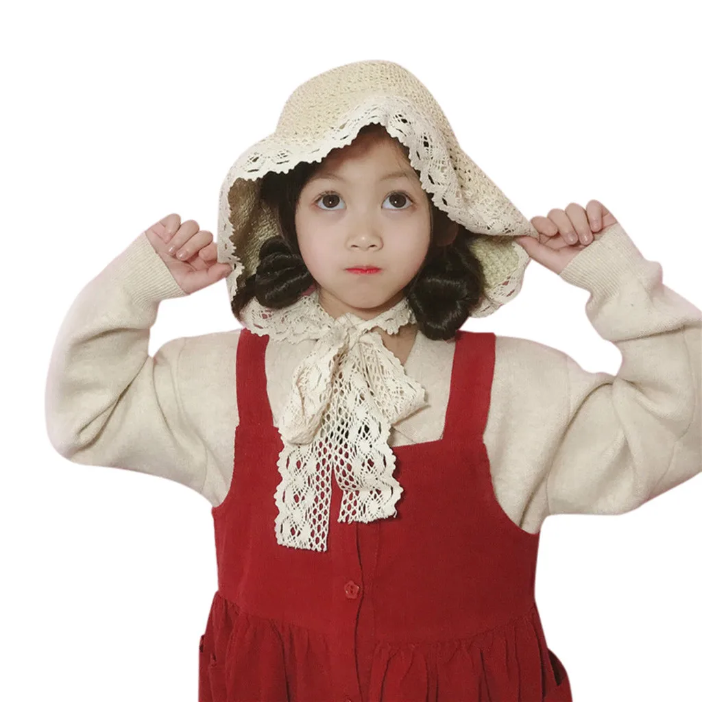 SAGACE кружевные соломенные шляпы для детей девочек маленьких шляпа летние