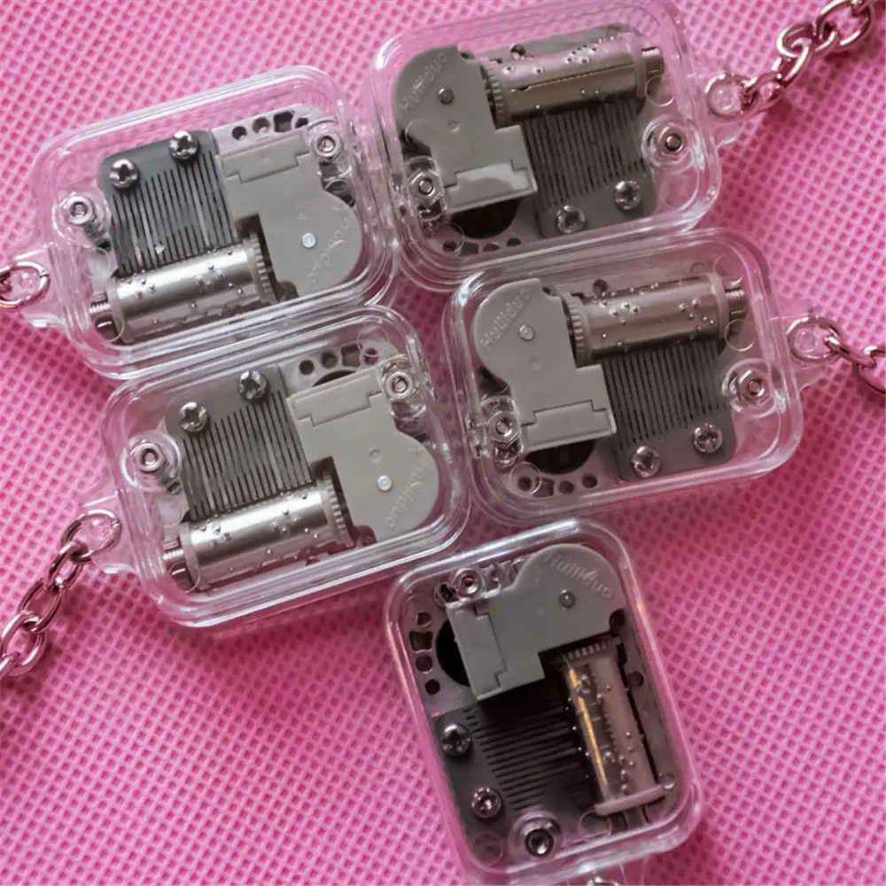 1 шт. брелок DIY Игровой Набор 18 мелодий лучший механический металлический Заводной музыкальный ящик с винтами брелок
