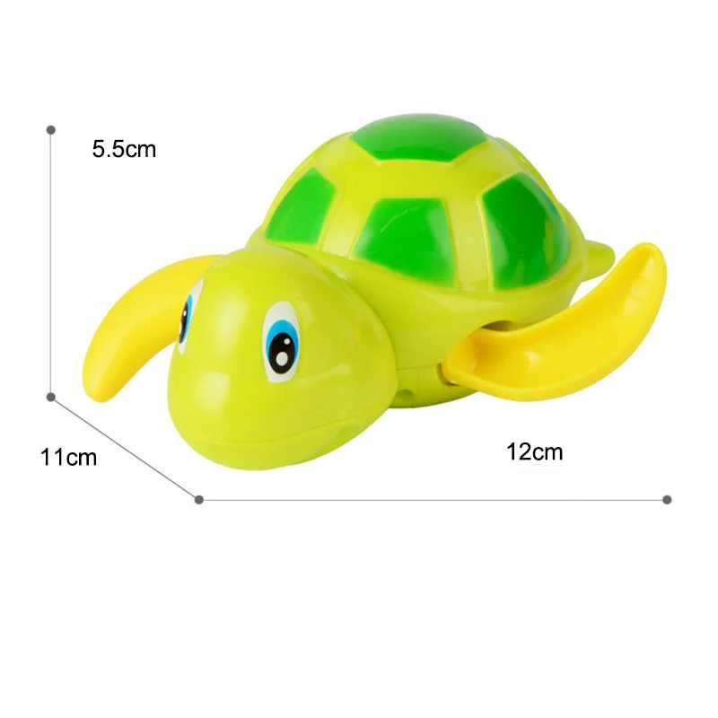 Черепаха для купания младенца на заводном приводе, игрушка-поплавок, классическая игрушка для детей в ванной.