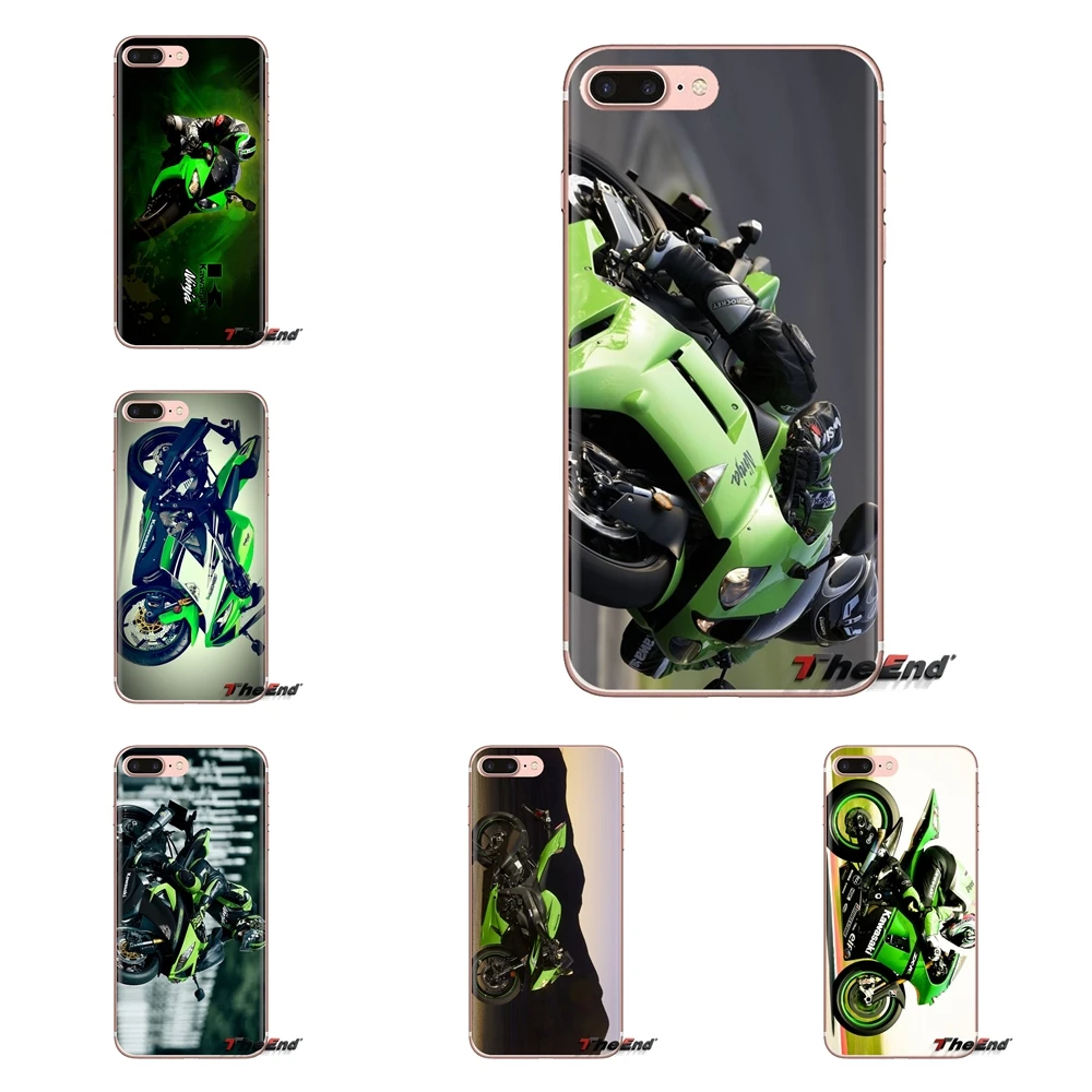 For Samsung Galaxy S3 S4 S5 Mini S6 S7 Edge S8 S9 S10 Plus Note 3 4 5 8 9 Zx6r autocycle autobike Transparent Soft Cases Covers |