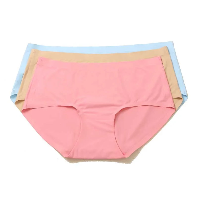 Женское сексуальное бесшовное нижнее белье женские шелковые трусики хлопковые