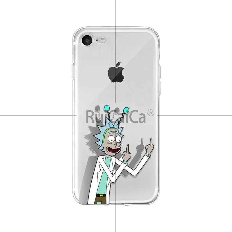 Ruicaica Забавный Rick and Morty ТПУ Мягкий силиконовый чехол для телефона Apple iPhone 8 7 6 S Plus X XS