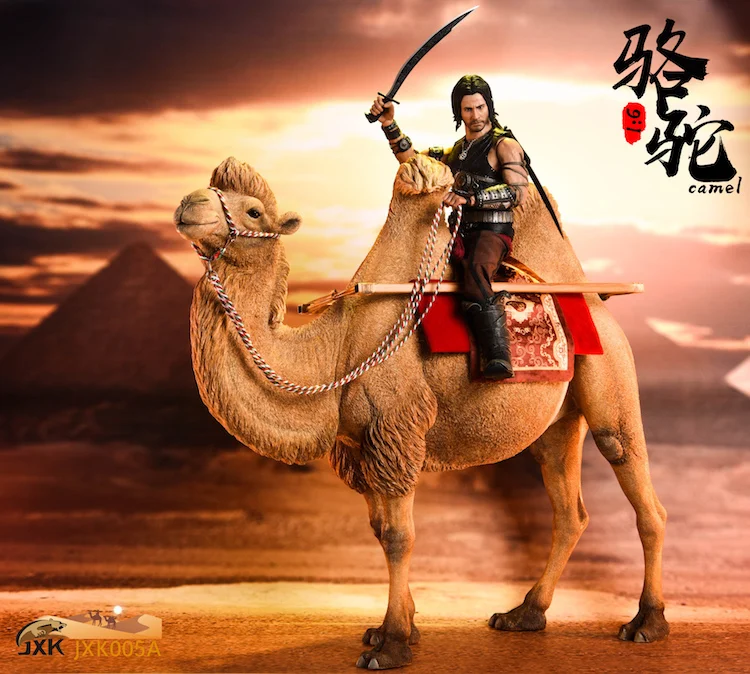 

Jxk005 For Collection 1/6 Figure Scene Accessories actrian Camel Camelus Resin Animal Figure Model for 12'' Action Figure
