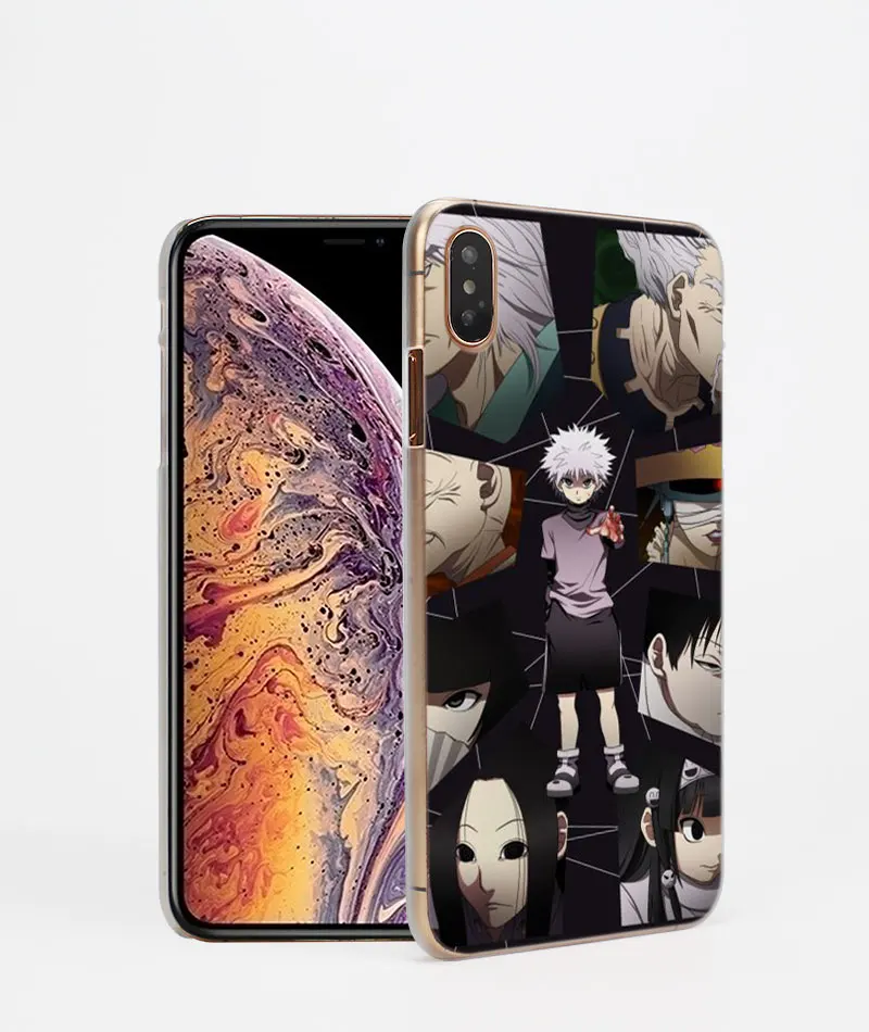 Hunter x hunter hisoka Прозрачный жесткий чехол для телефона Apple iPhone X XS XR XS MAX 6 6s 6Plus 7 8 7 Plus SE 5S