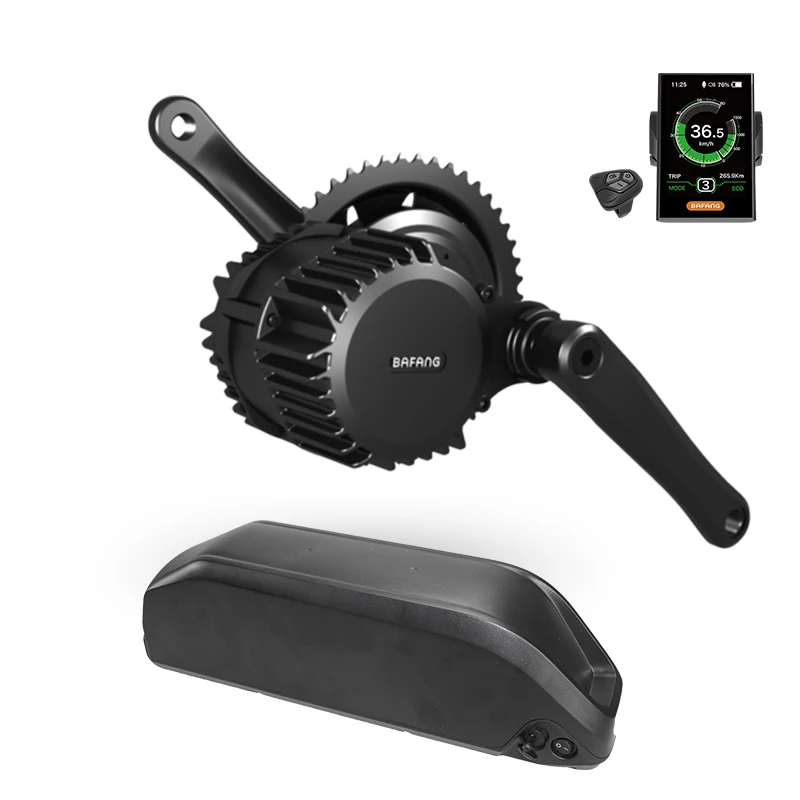 Bafang BBSHD комплект электродвигателя для электровелосипеда Mid Drive Kit с литиевой батареей 48 В/52 в 13AH/16AH/17.5AH(DP-C18 цветной экран