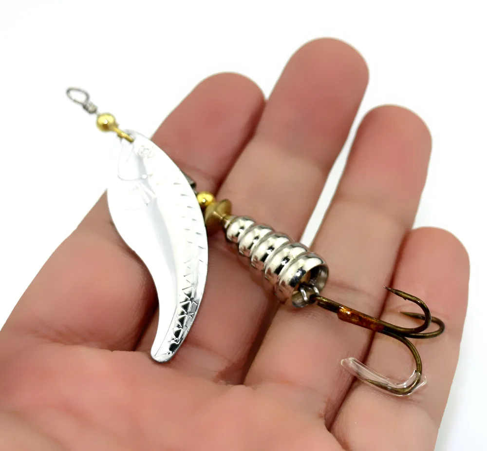 HENGJIA 5 шт. 8 7 см 10 г блесна приманка металла дергающаяся Базз приманки ложки
