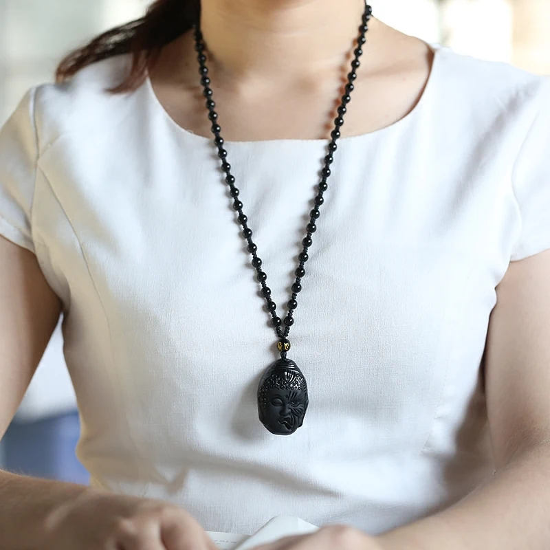 Можно выбрать стили Подвеска из черного камня идея Будды Магия мужчин и wo