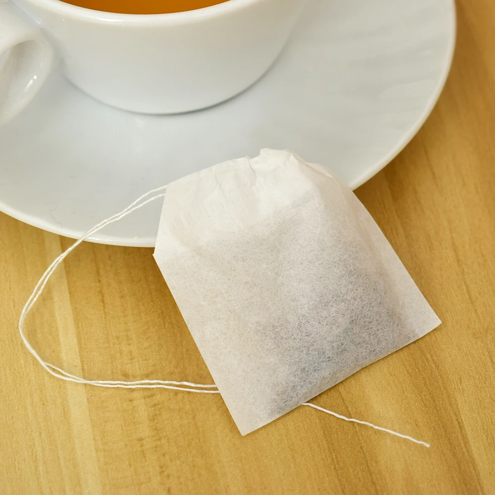 

100Pcs Healthy Empty String Heat Seal Filter Paper Herb Loose Tea Bags 5.5 x 6 cm