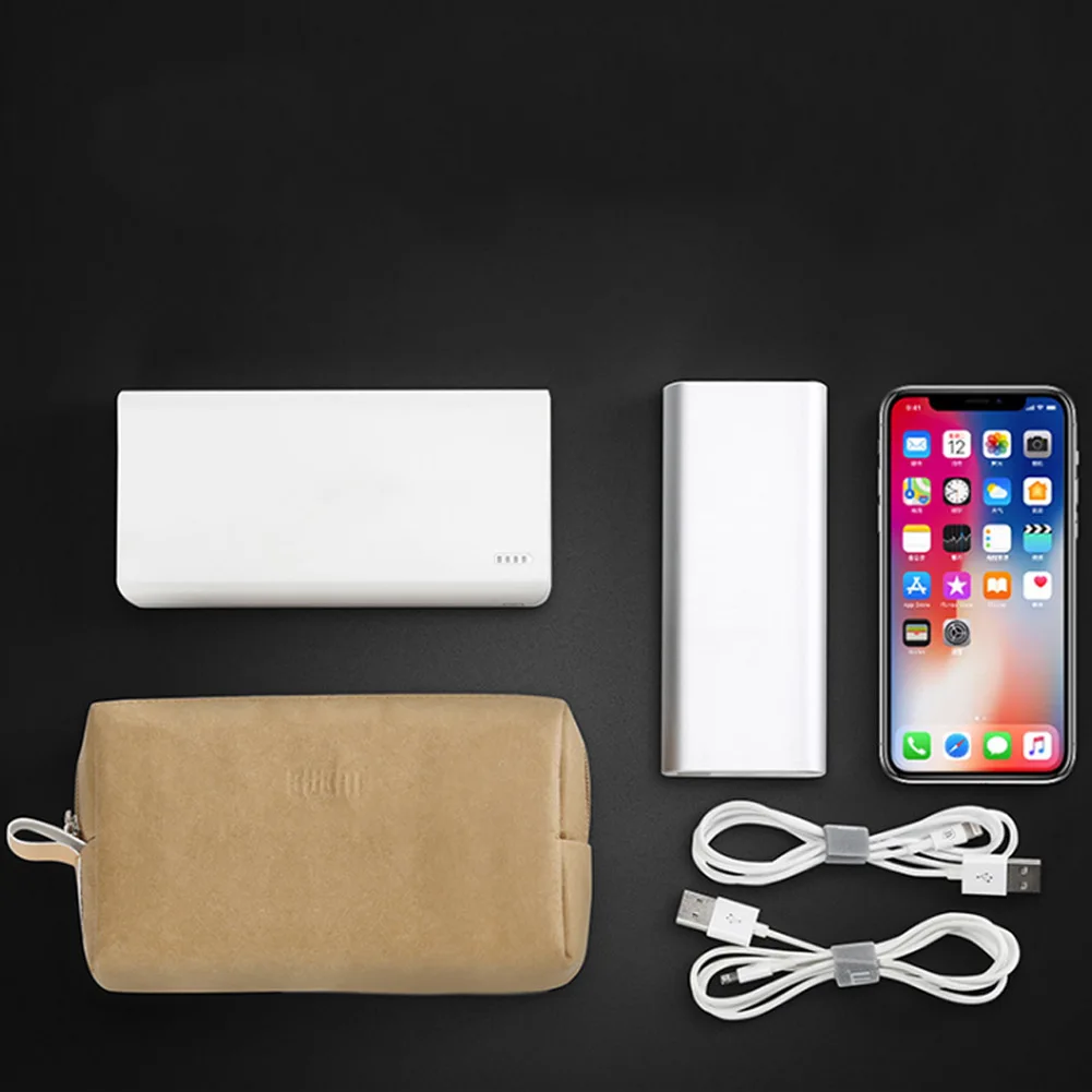 1 шт. корпус банка питания жесткий диск Крафт бумажная упаковка B кабель для