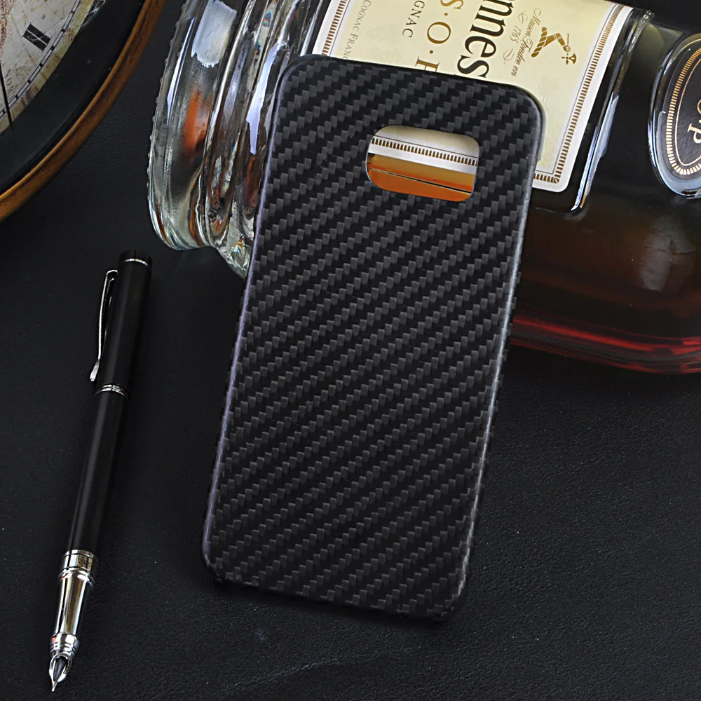 High-end Hight Quality 100% Real Carbon Fiber Matte Coque Case For Samsung Galaxy S6 Edge Funda Ultra-thin Phone Back Cover Capa |