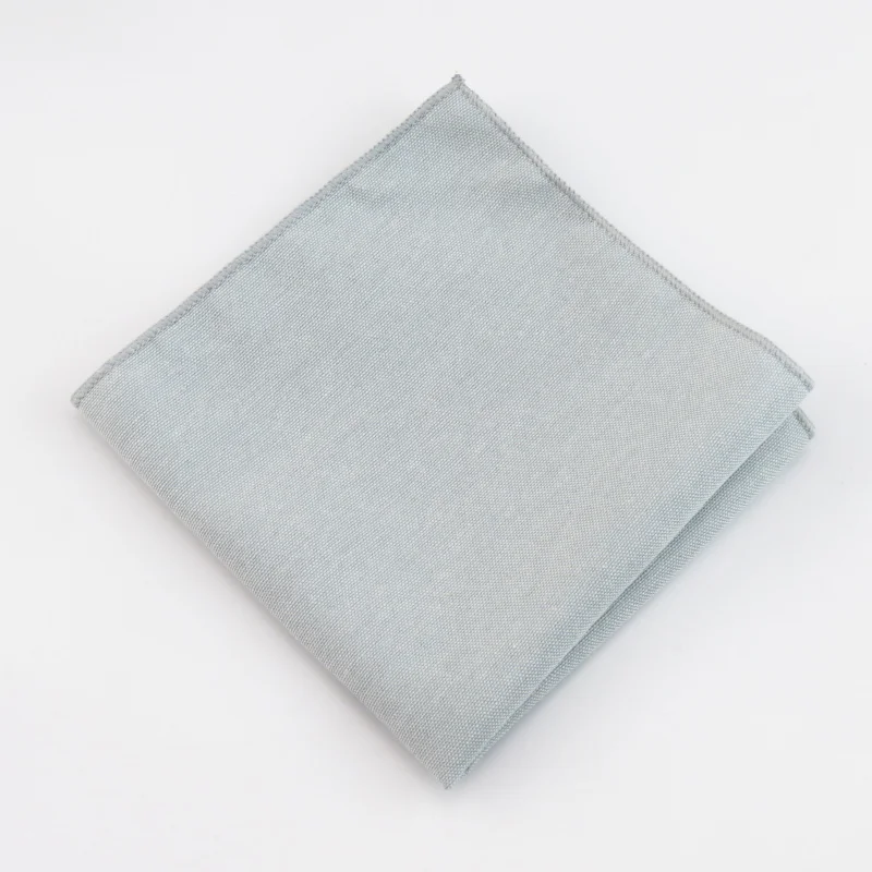 Новое однотонное маленькое квадратное полотенце Oxford карманное мужские