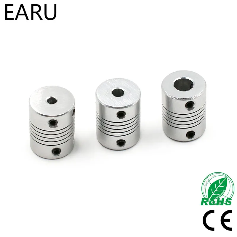 

D19*L25 Aluminium flexible Jaw Shaft Coupling 3/4/5/6/6.35/7/8/10mm CNC Stepper Motor Coupler Encoders Engraving Machine