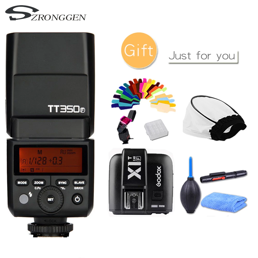Godox Mini Speedlite TT350S TT350N TT350C TT350O вспышка для камеры TTL HSS Fujifilm беззеркальной DSLR A7s A6000 A6500
