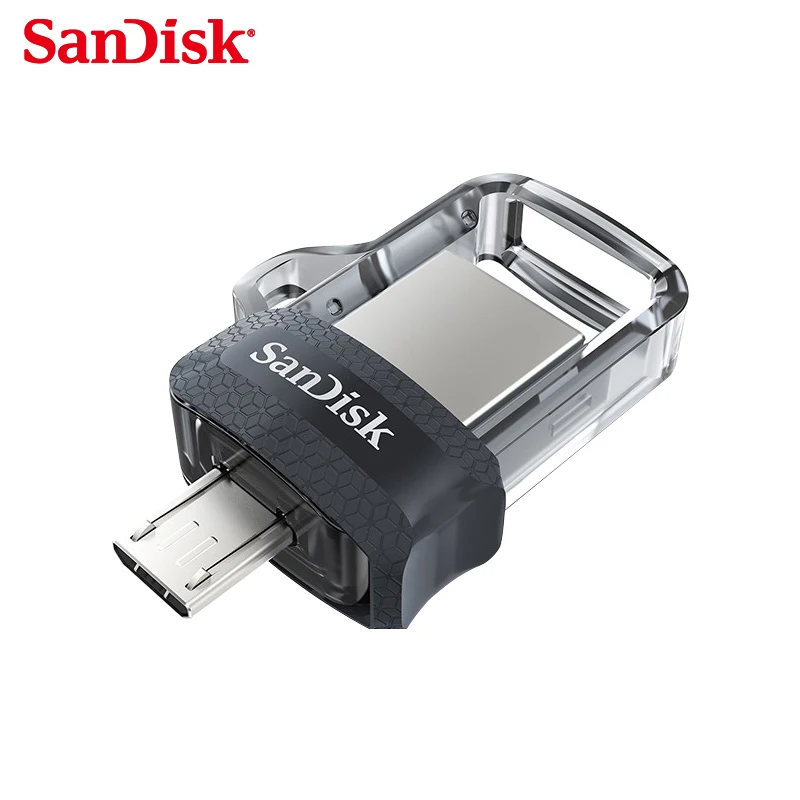 M1 Silver SanDisk OTG 64 Гб USB флеш-накопитель 32 Гб USB 3,0 двойные накопители для ПК и телефонов Android Micro Usb - Цвет: M1 Silver