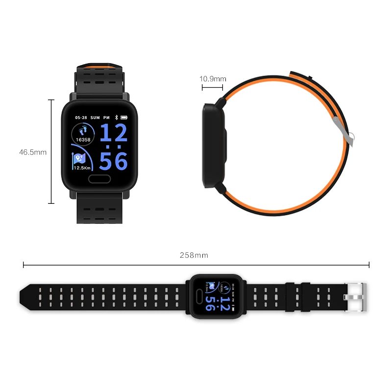Wearpai L3 Bluetooth Smartwatch мужчин и женщин сердечный ритм трекер сообщение напоминание