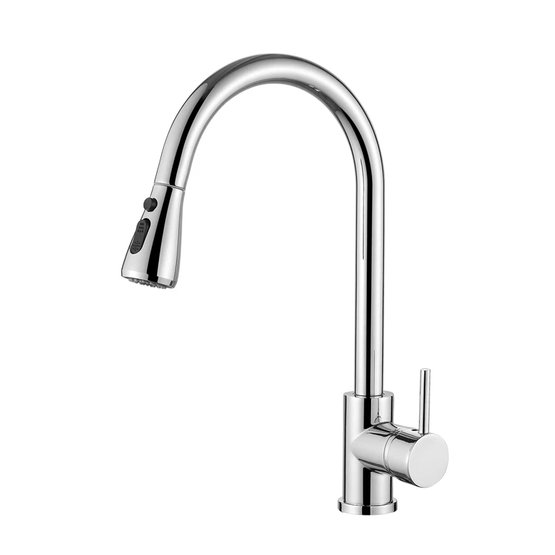 L6155 LEDEME, смеситель для кухни с одной ручкой, кран для раковины, вытяжной кран с несколькими выходами воды, кухонный кран, современный, для горячей и холодной воды, L6155 - Цвет: L6155