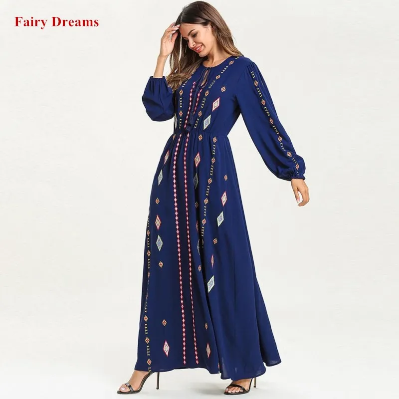 Мусульманское Макси платье элегантное женское абайя кимоно Турция Дубай Кафтан