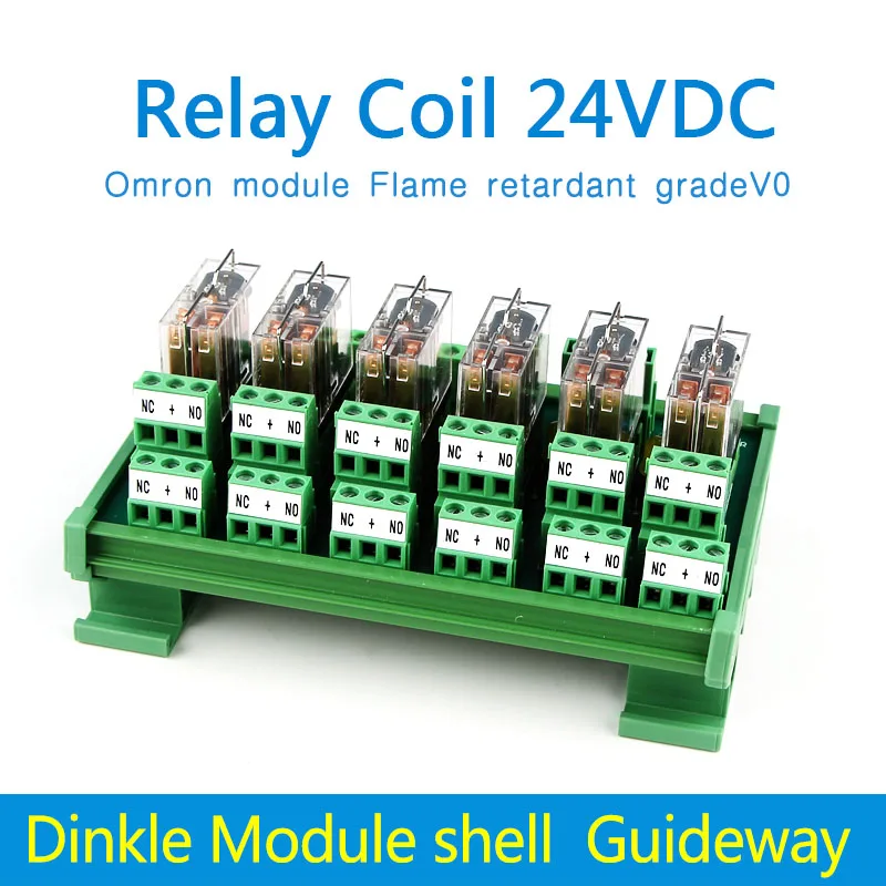 OMRON Реле модуль 6 бит два разомкнутых замкнутых 24V12V усилитель PLC 5A|Реле| |