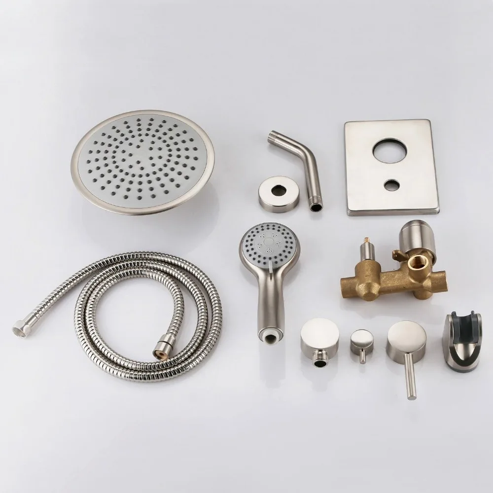 Бесплатная доставка ванная комната настенная квадратная насадка для душа ручная