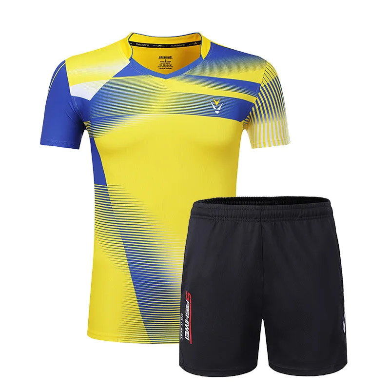 Новые спортивные рубашки для бадминтона мужчин и женщин одежда настольного