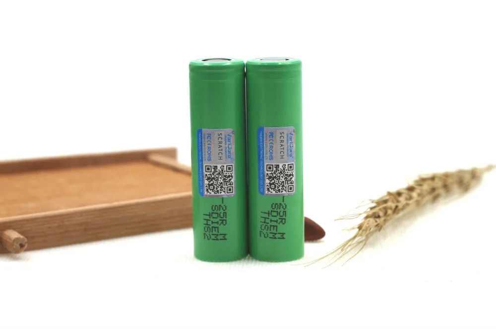 3 шт./лот 100% Новый оригинальный перезаряжаемый аккумулятор 18650 INR1865025RM 20A для