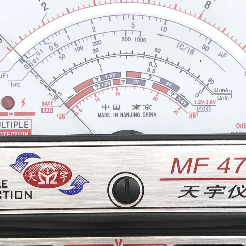 MF47B тестер напряжения тока сопротивления аналоговый дисплей мультиметр